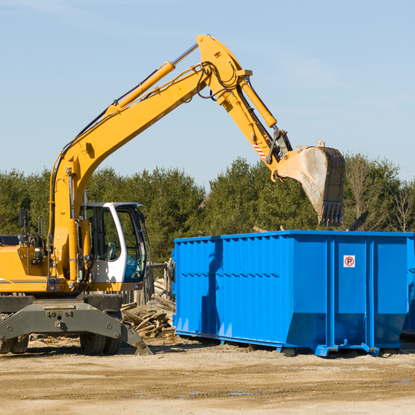 what are the rental fees for a residential dumpster in Kansas AL